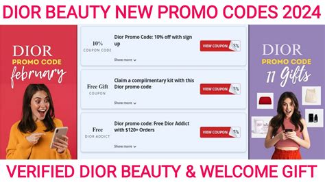 dior promo codes|dior promo code tiktok.